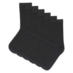 Soxy Childrens/Kids Cotton Socks (Pack of 12) / Black